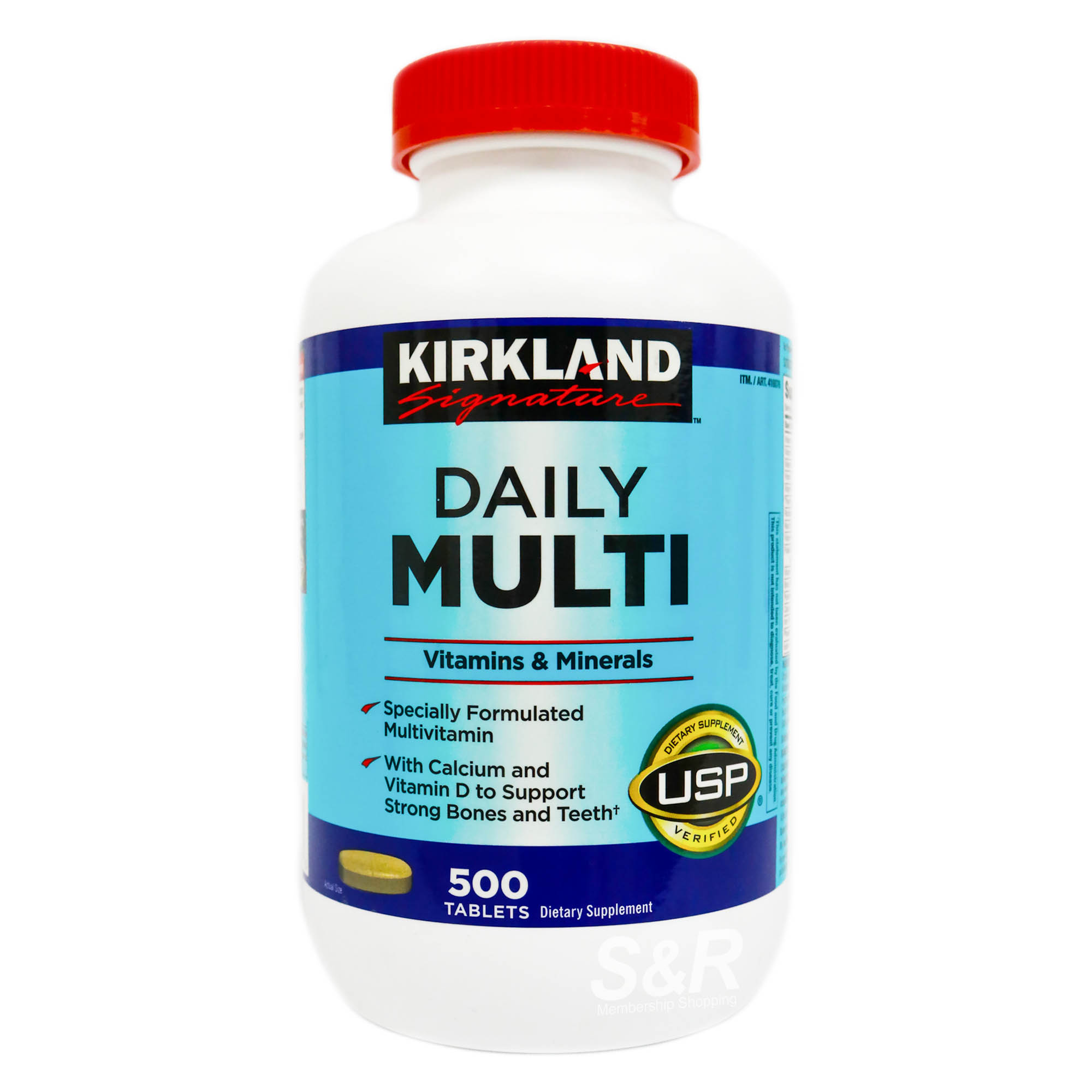 Kirkland Signature Daily Multi Vitamins and Mineral 500 tablets